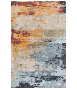 Rizzy Home Mod MO999A Tan / Multi Area Rug 2 ft. 6 in. X 8 ft. Rectangle