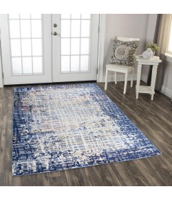 Rizzy Home Marquise MRQ841 Blue Area Rug 8 ft. 0 in. X 9 ft. 6 in. Rectangle