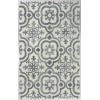 Rizzy Home Matrix MRX102 Gray Area Rug 7 ft. 6 in. X 9 ft. 6 in. Rectangle