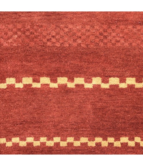 Rizzy Home Mojave rust MV3160 5 ft. X 8 ft. Rectangle Rug