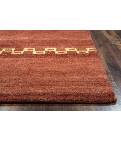 Rizzy Home Mojave rust MV3160 5 ft. X 8 ft. Rectangle Rug