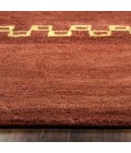 Rizzy Home Mojave rust MV3160 5 ft. X 8 ft. Rectangle Rug