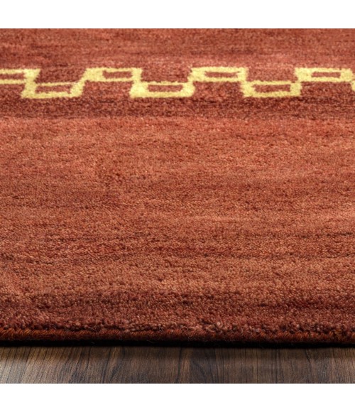 Rizzy Home Mojave rust MV3160 5 ft. X 8 ft. Rectangle Rug