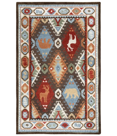 Rizzy Northwoods Area Rug NWD102 5' x 8' Brown