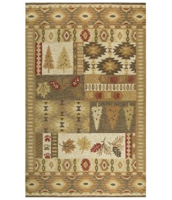 Rizzy Home Northwoods NWD105 Brown Area Rug 5 ft. X 8 ft. Rectangle