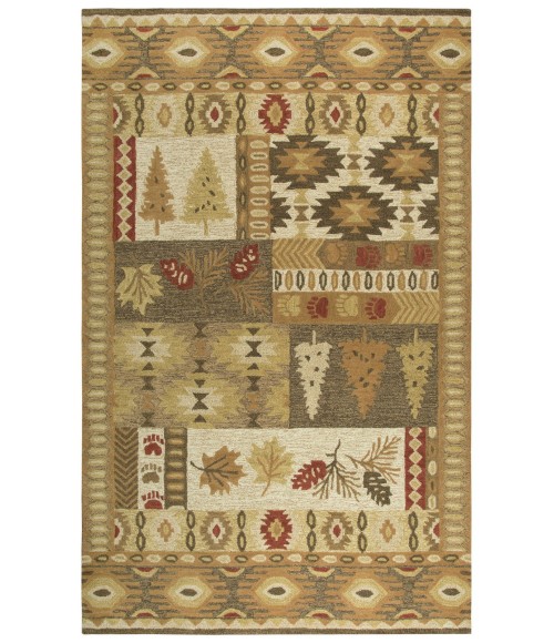 Rizzy Northwoods Area Rug NWD105 5' x 8' Brown