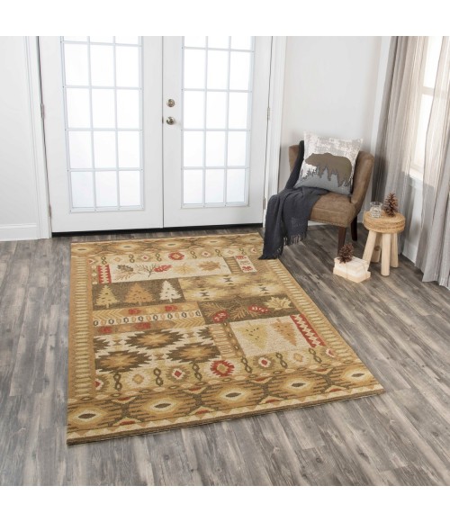 Rizzy Northwoods Area Rug NWD105 5' x 8' Brown