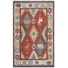 Rizzy Home Northwoods NWD106 Red Area Rug 5 ft. X 8 ft. Rectangle