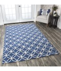 Opus Area Rug Rizzy Opus Area Rug OP8120 10' Round Blue