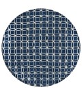 Opus Area Rug Rizzy Opus Area Rug OP8120 10' Round Blue