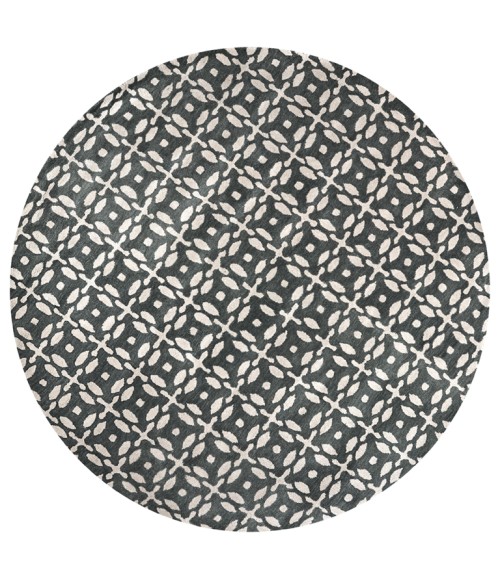 Rizzy Opus Area Rug OP8231 10' Round grey