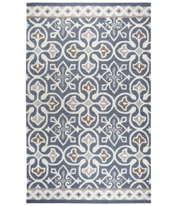 Rizzy Home Opulent OU574A Gray / Natural Area Rug 2 ft. 6 in. X 8 ft. Rectangle