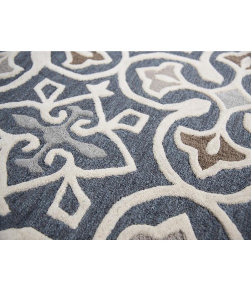 Rizzy Opulent Area Rug OU574A 2'6" x 8' Gray