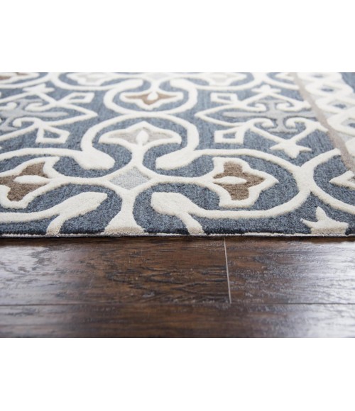 Rizzy Opulent Area Rug OU574A 2'6" x 8' Gray