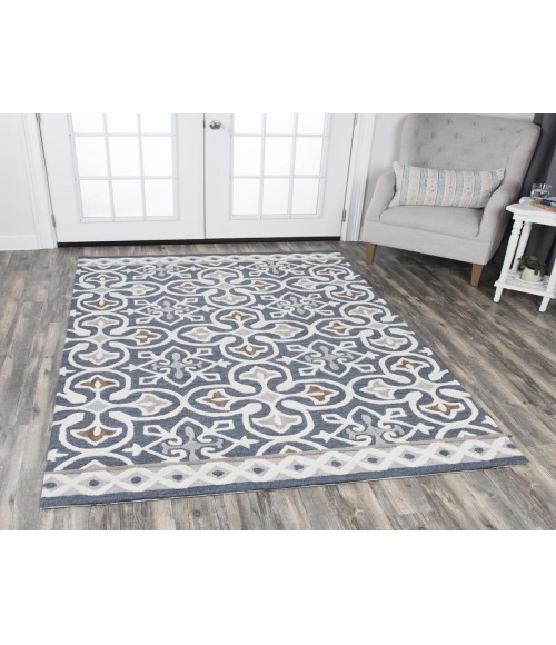 Rizzy Opulent Area Rug OU574A 9' x 12' Gray