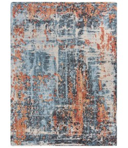 Rizzy Home Premier PMR101 Blue Area Rug 5 ft. X 8 ft. Rectangle