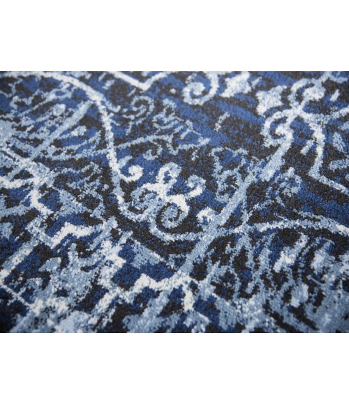 Panache Area Rug Rizzy Panache Area Rug PN6964 5'3" x 7'6" Dark Blue