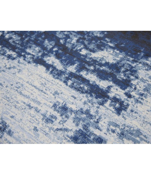 Rizzy Panache Area Rug PN6988 9'10" x 12'6" Blue/Ivory