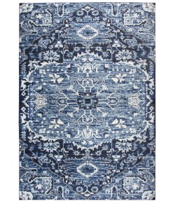 Rizzy Home Panache PN6962 Light Blue / Ivory Area Rug 6 ft. 7 in. X 9 ft. 6 in. Rectangle