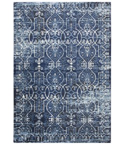 Rizzy Home Panache PN6964 Blue / Ivory Area Rug 5 ft. 3 in. X 7 ft. 6 in. Rectangle