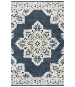 Rizzy Home Resonant RS070B D. Blue / Natural Area Rug 10 ft. X 13 ft. Rectangle