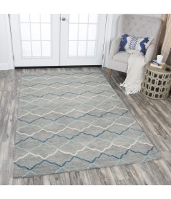 Rizzy Home Resonant RS902A Gray / Blue Area Rug 10 ft. X 13 ft. Rectangle