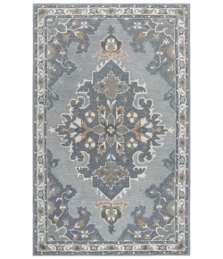 Rizzy Home Resonant RS933A Gray / Beige Area Rug 9 ft. X 12 ft. Rectangle