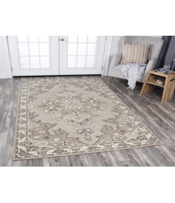 Rizzy Home Resonant RS931A Tan / Dark Tan Area Rug 9 ft. X 12 ft. Rectangle