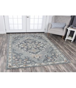 Rizzy Home Resonant RS933A Gray / Beige Area Rug 9 ft. X 12 ft. Rectangle