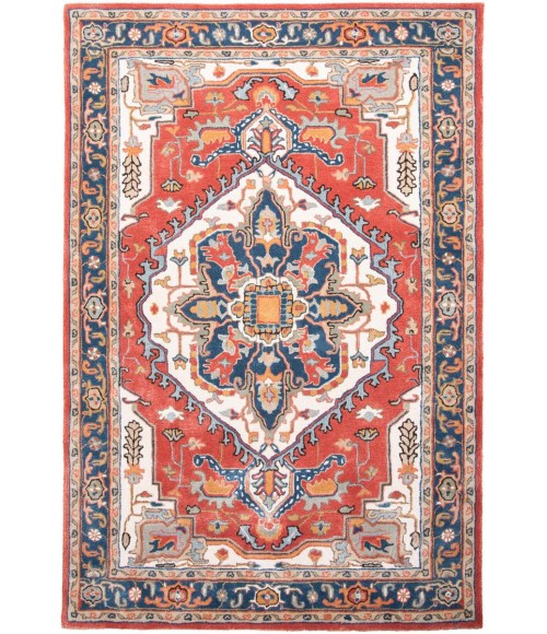 Rizzy Home Sapphire Red/Blue SAH449 8 ft. 9 in. X 11 ft. 9 in. Rectangle Rug