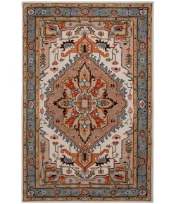 Rizzy Home Sapphire Beige/Blue SAH450 5 ft. X 8 ft. Rectangle Rug