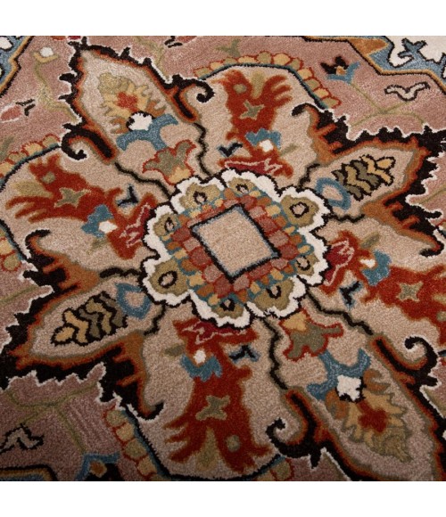 Rizzy Home Sapphire Beige/Blue SAH450 5 ft. X 8 ft. Rectangle Rug