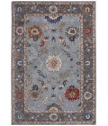 Rizzy Home Sapphire Blue/Gray SAH664 5 ft. X 8 ft. Rectangle Rug