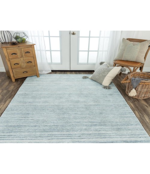 Rizzy Seasand Area Rug SEA105 7'6" x 9'6" Teal