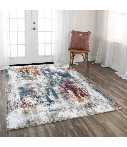 Rizzy Signature Area Rug SGN697 8' x 10' Cream/Blue