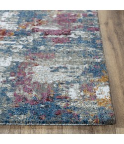 Rizzy Home Signature SGN698 Gray / Blue Area Rug 9 ft. X 12 ft. Rectangle
