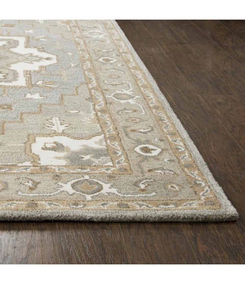 Suffolk Area Rug Rizzy Suffolk Area Rug SK323A 3' x 5' Gray