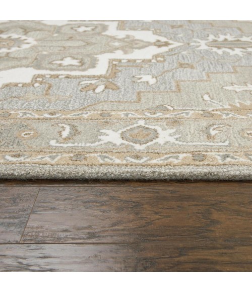 Suffolk Area Rug Rizzy Suffolk Area Rug SK323A 3' x 5' Gray