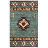 Rizzy Home Southwest SU2008 Green Area Rug 3 ft. X 5 ft. Rectangle