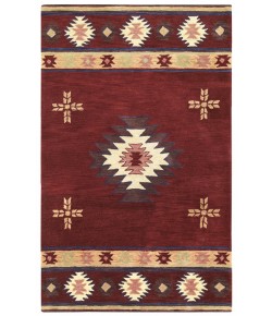 Rizzy Home Southwest SU2009 Red Area Rug 8 ft. X 8 ft. Round