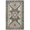 Rizzy Home Southwest SU489A Gray / Tan Area Rug 3 ft. X 5 ft. Rectangle
