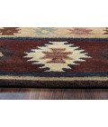 Rizzy Southwest Area Rug SU2009 8' x 8' Round Burgundy 