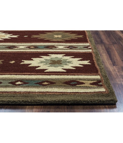 Rizzy Southwest Area Rug SU2012 8' x 10' Burgundy 