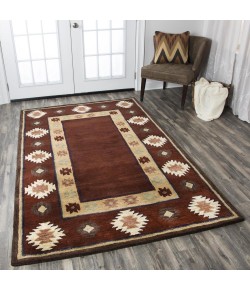 Rizzy Home Southwest SU2014 Red Area Rug 3 ft. X 5 ft. Rectangle