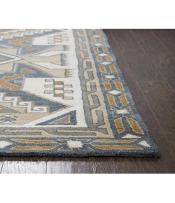 Rizzy Home Southwest SU489A Gray / Tan Area Rug 2 ft. 6 in. X 8 ft. Runner