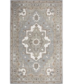 Rizzy Home Suffolk SK323A Gray / Natural Area Rug 3 ft. X 5 ft. Rectangle