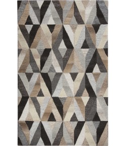 Rizzy Home Suffolk SK337A Gray / Natural Area Rug 8 ft. X 10 ft. Rectangle