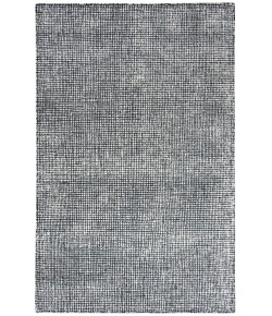 Rizzy Home Talbot TAL102 Black / White Area Rug 5 ft. X 8 ft. Rectangle