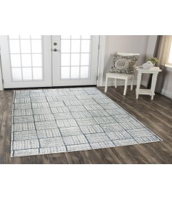 Rizzy Home Taylor TAY866 Blue Area Rug 7 ft. 9 in. X 9 ft. 9 in. Rectangle