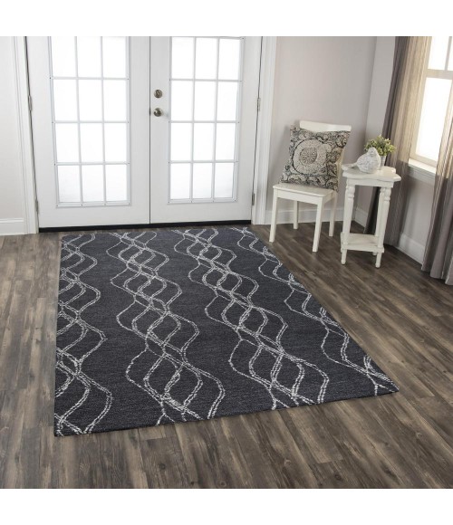 Rizzy Taylor TAY870 Black Area Rug